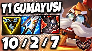 T1 Gumayusi Corki Vs Jhin Adc Korea Grandmaster Patch 25.19
