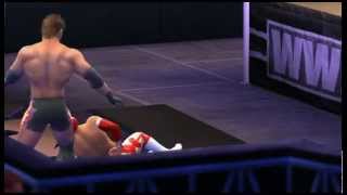 Batista Spears Sin Cara Through The Announce Table At Money In The Bank