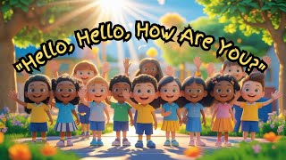 Hello, Hello, How Are You? Greeting & Feelings Song Fun Nursery Rhyme For Kids