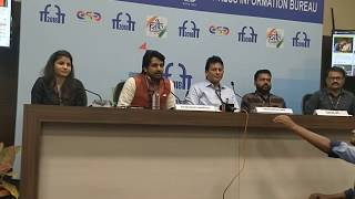 Director Satyaprakash Upadhyay Introducing Bunkar Documentary at IFFI 2018 Press Meet