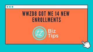 WWZD8 Got Me 14 New doTERRA Enrolments! Biz Tips with Blue Diamond Advocate Lisa Zimmer.