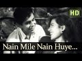 Nain Mile Nain Huye - Tarana Songs - Dilip Kumar - Madhubala - Lata Mangeshkar - Talat Mahmood