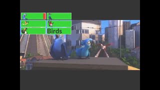 Rio 2011 Monkey Fight With Healthbars