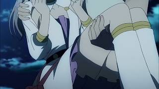 Asta catches and holds Noelle princess style - Black Clover Episode 41