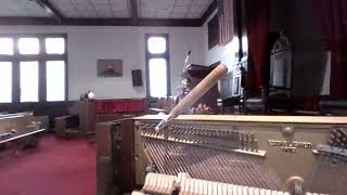Hear Piano B Unison E1 On A 1957 Everett Console Piano. Handheld