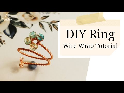 Wire Ring/DIY accessories/DIY Jewelry/Wire wrap ring tutorial - YouTube