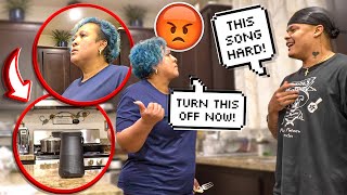 Blasting Cpr By Cupcakke In Front Of Our Mom Insane