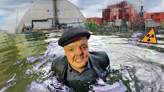 ✅Что будет если ИСКУПАТЬСЯ под Чернобыльским Реактором ☢☢☢ Ищем ГОРЯЧИЕ ЧАСТИЧКИ в Припяти 😱😱😱