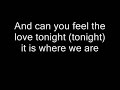 Elton John - Can You Feel The Love Tonight (Lyrics)