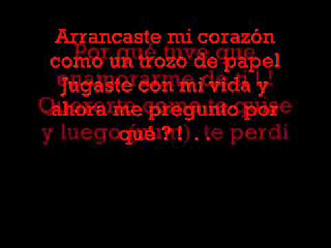 LETRA DE CANCIONES SIN TU AMOR letra de canciones sin tu amor: