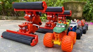 Looking Lightning Mcqueen,Cruz Ramirez,Sally Carrera,Mater,Monster Truck,Asmr
