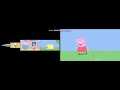 Youtube Thumbnail up to faster 90 parison to peppa pig