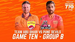 Match 10 HIGHLIGHTS I Pune Devils vs Team Abu Dhabi I Day 4 I Abu Dhabi T10 I Season 4