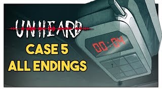 Lets Play Unheard Case 5 All Endings - Mental Hospital Explosion Pc Gameplay