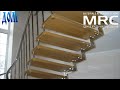 Сборная конструкция лестницы изготавливается и 