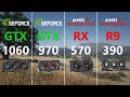 GTX 1060 vs GTX 970 vs RX 570 vs R9 390 Test in 6 Games