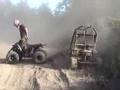 me riding on my track with the blaster!! Video