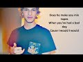 Cody Simpson - If You Left Him For Me LYRICS