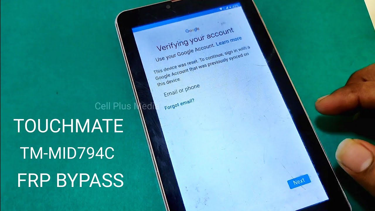 Touchmate Tablet TM-MID794C FRP Bypass Final Solution Touchmate Tablet TM-MID794C FRP Bypass Final Solution