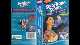 Sing Along Songs - Colours Of The Wind (VHS 1996) (Opening And Closing)