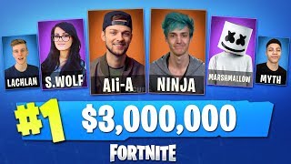 Playing in the WORLD'S BIGGEST Fortnite Tournament! (w/ Ali-A, Ninja, Lachlan, Myth + MORE) Playing in the WORLD'S BIGGEST Fortnite Tournament! (w/ Ali-A, Ninja, Lachlan, Myth + MORE)