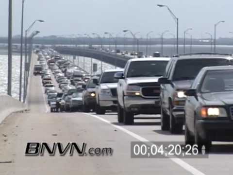 8/12/2004 Hurricane Charley Video Part- 1, Massive Evacuation From Tampa Florida