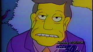 The Simpsons 1990 Promo - Fox - Wzdx 54 - Huntsville, Alabama