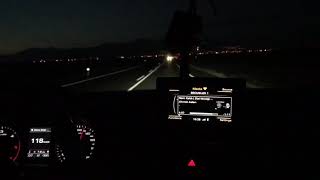 Audi Gece Araba Snapleri