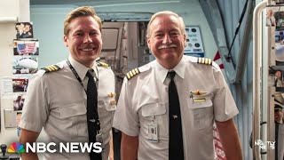 Father And Son Co-Pilots Celebrate Final Flight Together