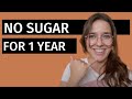 I quit and stopped craving sugar for 1 year | here's what happened