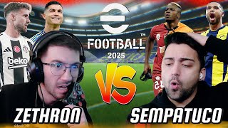 Tari̇hi̇ Bi̇r Gali̇bi̇yet Sempatuco Vs Zethron Efootball 25