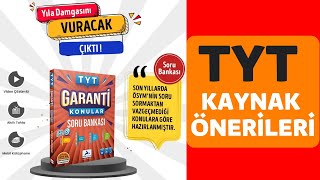 Yilin Ki̇tabi Çikti Tyt Garanti̇ Konular Soru Bankasi Tyt Kaynak Önerileri 2022