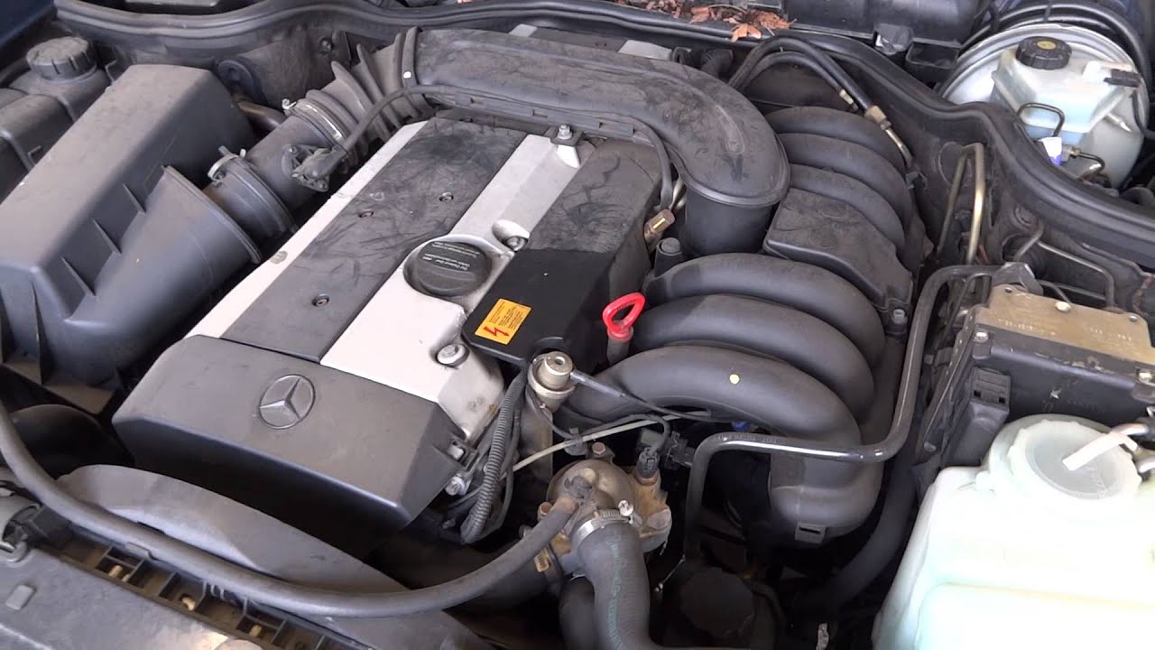 1997 Mercedes Benz E320 engine with 74k miles - YouTube