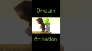 Dream Vs Dream Animations 🎵My Ordinary Life-The Living Tombstone🎵 #shorts Minecr