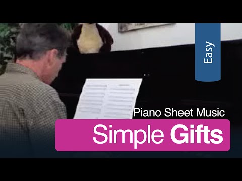 Free Sheet Music | Simple Gifts for Easy Piano