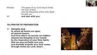 Online Holy Communion service for the tenth Sunday after Trinity on Sunday 16th August 2020