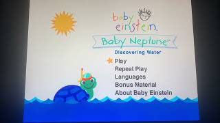 Baby Einstein Baby Neptune 2004 Dvd Menu