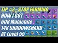 Tips 2 Malachite & Shadowshard Stop Farming