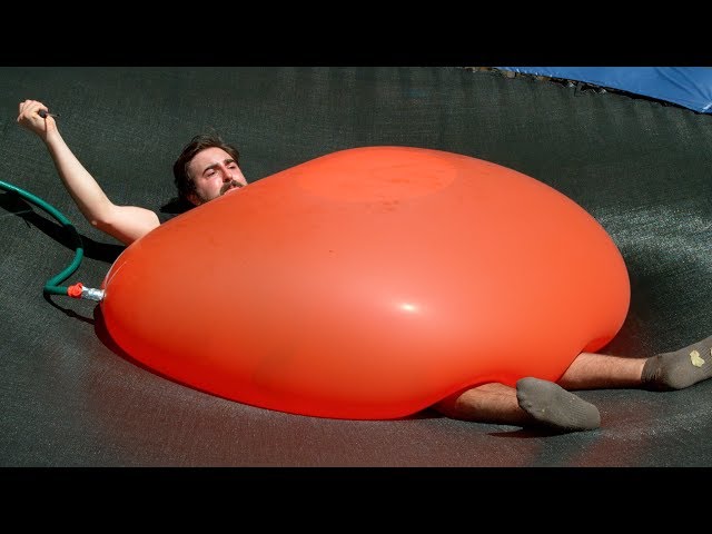 Crushed By A Giant Water Balloon - Video