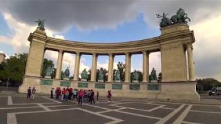 Видео Не спеша пешком по Будапешту Площадь Героев от Владимир Веретенников, площадь Йокаи, Будапешт, Венгрия