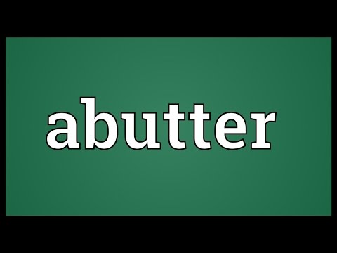 Header of abutter