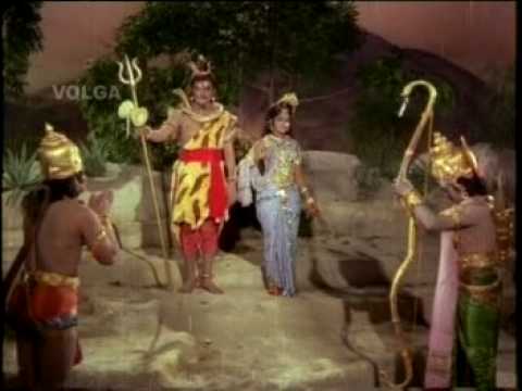SRI RAMA WAR WITH ANJANEYA SCENE FROM NTR SRI RAMANJANEYA YUDHAM...