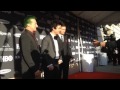 Green Day arrives at 2015 Rock Hall Induction Ceremony