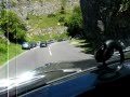 Driving the Lancia Aurelia B21 through Cheddar Gorge.