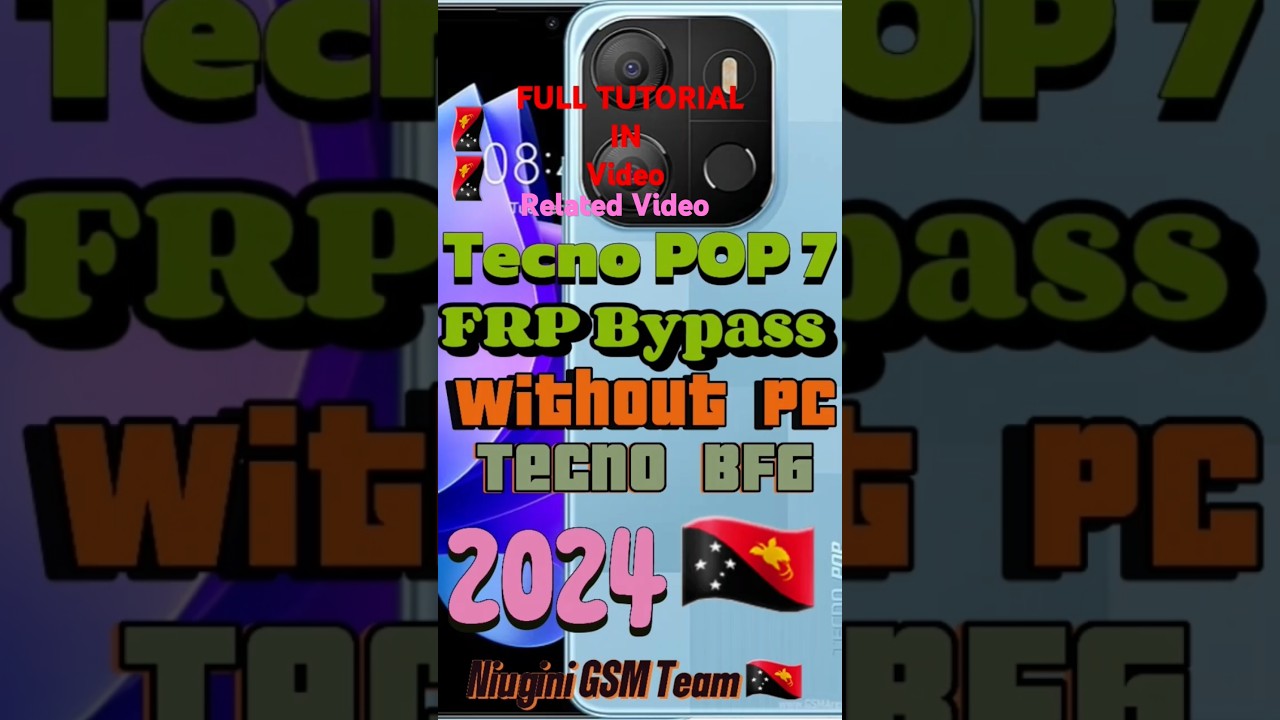TECNO POP 7 FRP Bypass _ BF6 #androidbypass #frpbypass TECNO POP 7 FRP Bypass _ BF6 #androidbypass #frpbypass