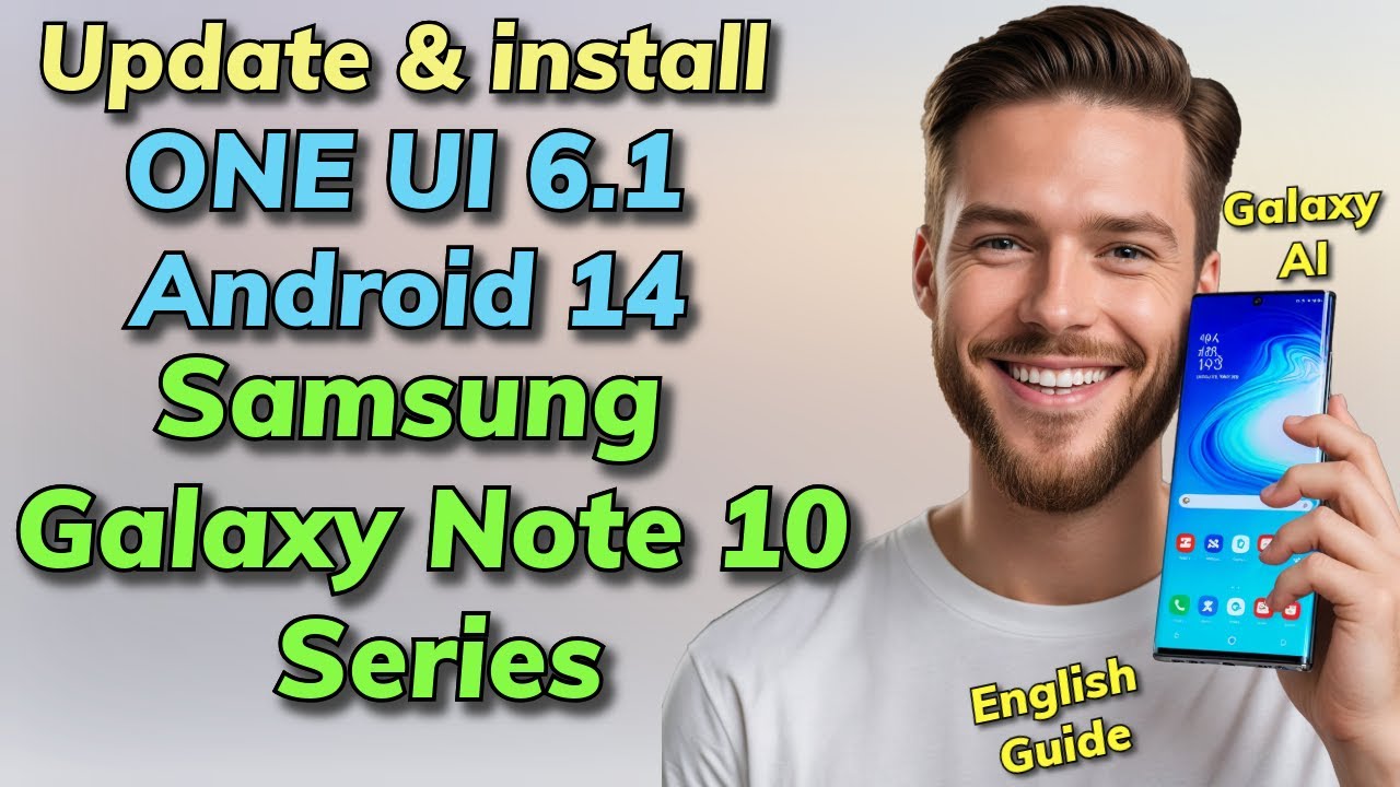 Update Galaxy Note 10 Series To ONE UI 6.1 A14 Galaxy Ai Update Galaxy Note 10 Series To ONE UI 6.1 A14 Galaxy Ai