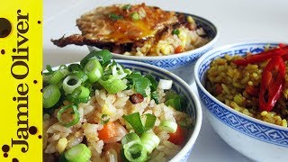 Жареный рис по-китайски (3 способа)