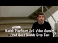 PlaySport Zx5 (2nd generation) Video Camera Double Drop Test. (Do not try this at home)