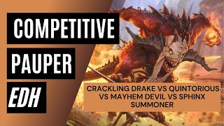 Cpdh Gameplay - Crackling Drake Vs. Quintorious Vs. Mayhem Devil Vs. Sphinx Summoner