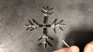 How To Weld A Snowflake Welded Scrap Metal Art Silverware Welding Project with Barbie The Welder